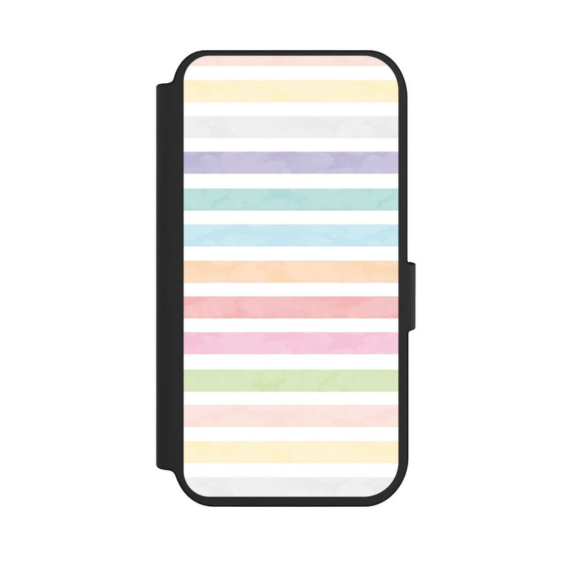 iPhone 14 Pro NIVOflip Regenbogenfarbene Streifen