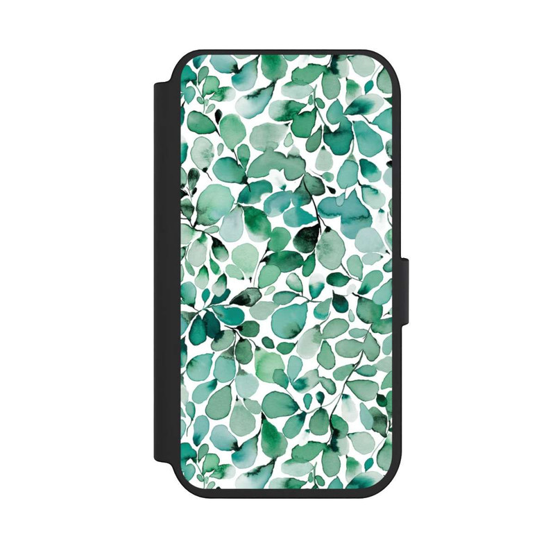 iPhone 14 Pro NIVOflip Aquarellmuster Blätter