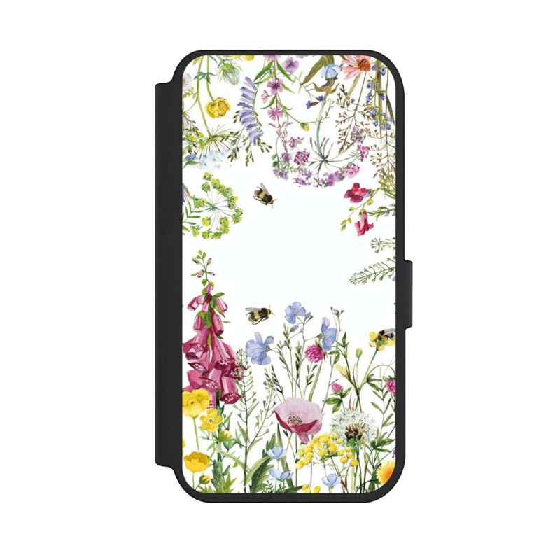 iPhone 14 Pro NIVOflip Cadre de fleurs sauvages des prés d'été