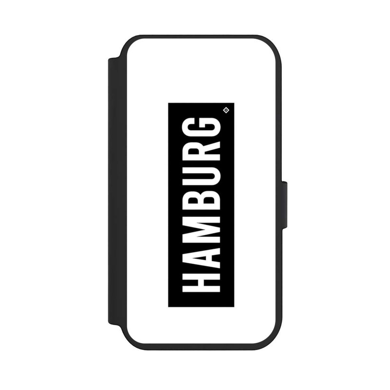 iPhone 14 Pro NIVOflip HSV Hamburg Schwarz Weiss
