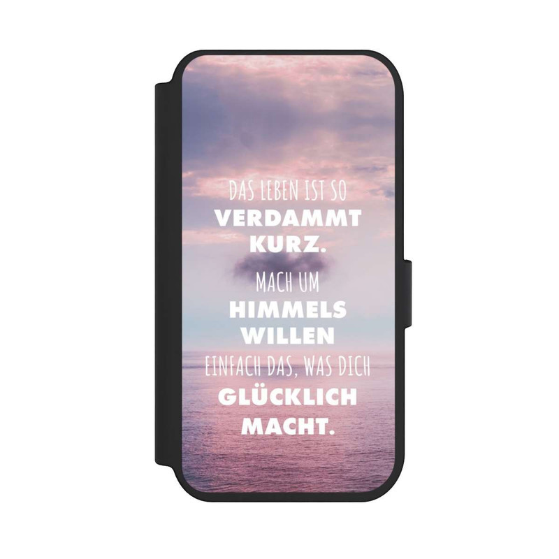 iPhone 14 Pro NIVOflip Das Leben Ist So Verdammt Kurz
