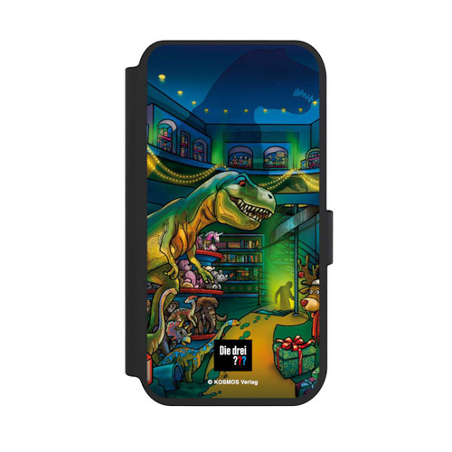 Apple iPhone 14 Pro NIVOflip Die Drei Fragezeichen Dino