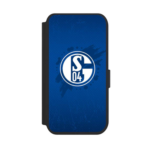 Apple iPhone 14 Pro NIVOflip Schalke 04 Farbe Fleck Blau