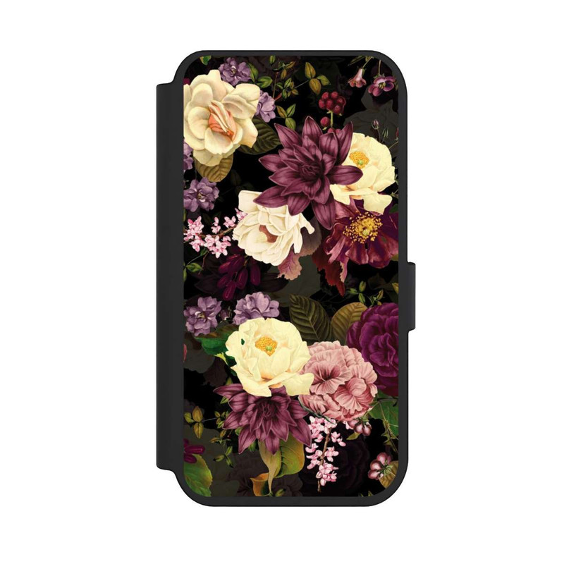 iPhone 14 Pro NIVOflip Fleurs Sombres & Abeilles