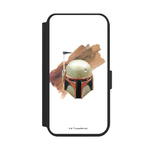 Apple iPhone 14 Pro NIVOflip Boba Fett Helm Weiß
