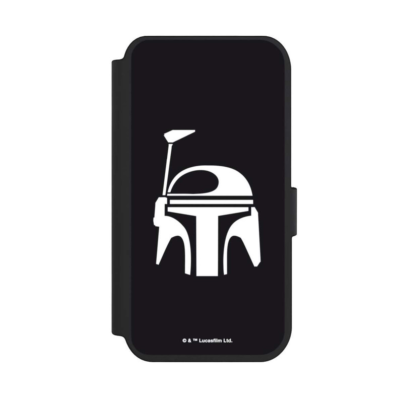 iPhone 14 Pro NIVOflip Boba Fett Helm Schwarz