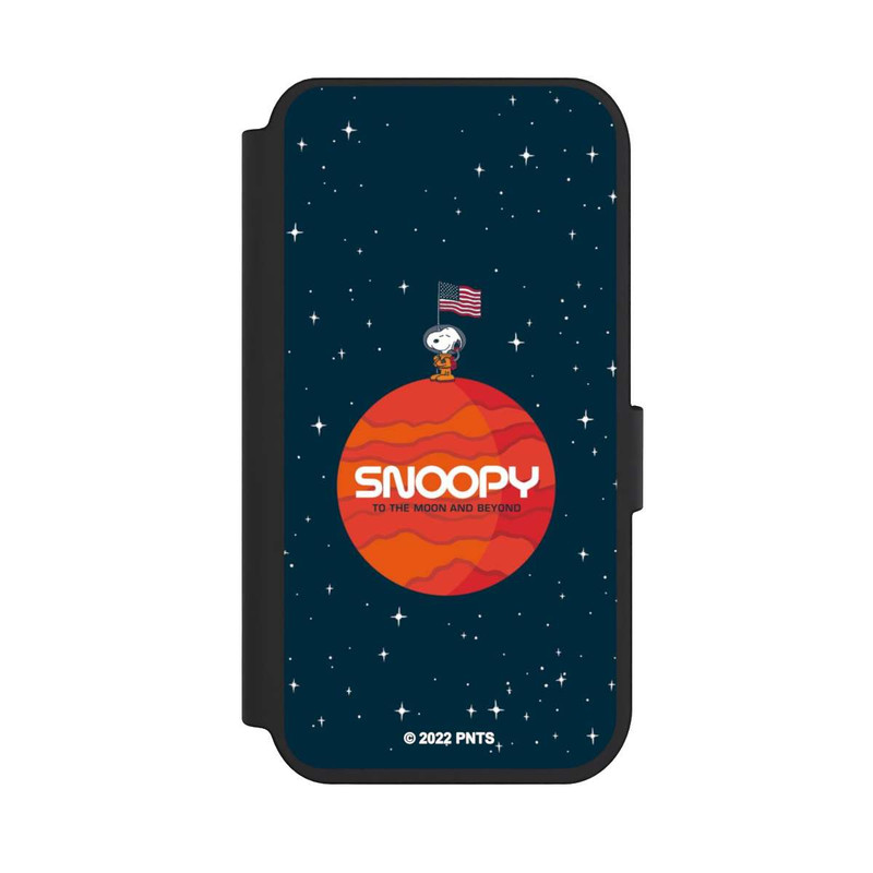 iPhone 14 Pro NIVOflip Snoopy Weltraumreisender Orange
