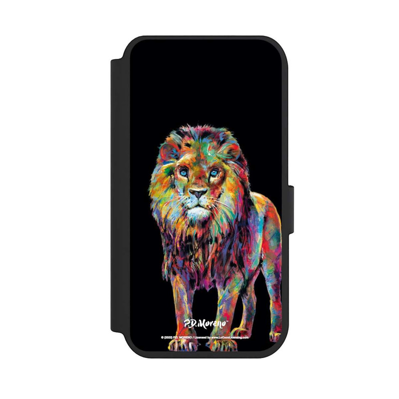 iPhone 14 Pro NIVOflip Löwe Bunte Kunst von P.D. Moreno