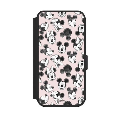 Apple iPhone 14 Pro NIVOflip Minnie &amp; Mickey Viele Gesichter Pink