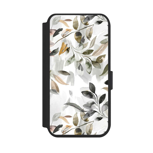 Apple iPhone 14 Pro NIVOflip Watercolor Neutral Leaves