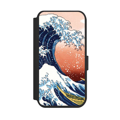 Apple iPhone 14 Pro NIVOflip La Grande Vague de Kanagawa Rouge