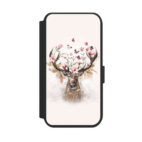 Apple iPhone 14 Pro NIVOflip Deer Flowers Antlers