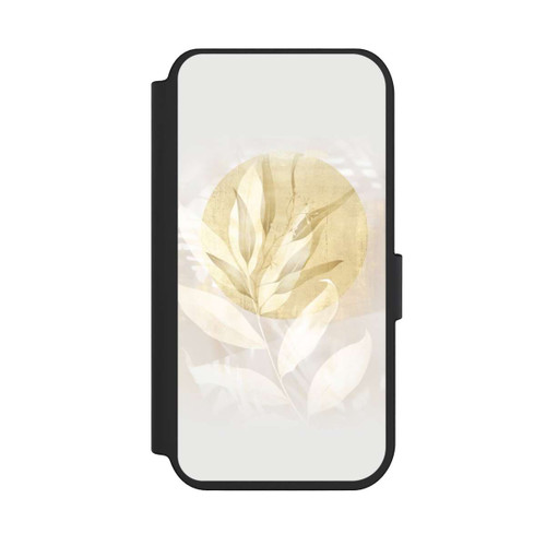 Apple iPhone 14 Pro NIVOflip Boho Gold Blumen Kunst