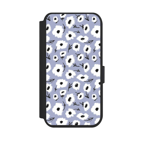 Apple iPhone 14 Pro NIVOflip Pattern Fleurs Lilas