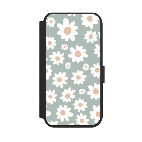 Apple iPhone 14 Pro NIVOflip Gänseblümchen Muster grün