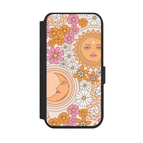 Apple iPhone 14 Pro NIVOflip Mond-Sonne-Blumen