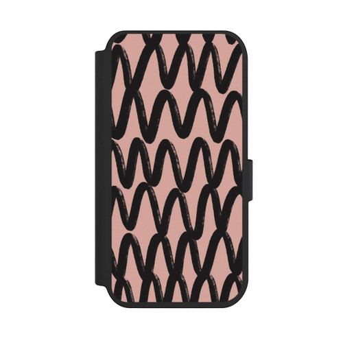 Apple iPhone 14 Pro NIVOflip Zig Zag Noir