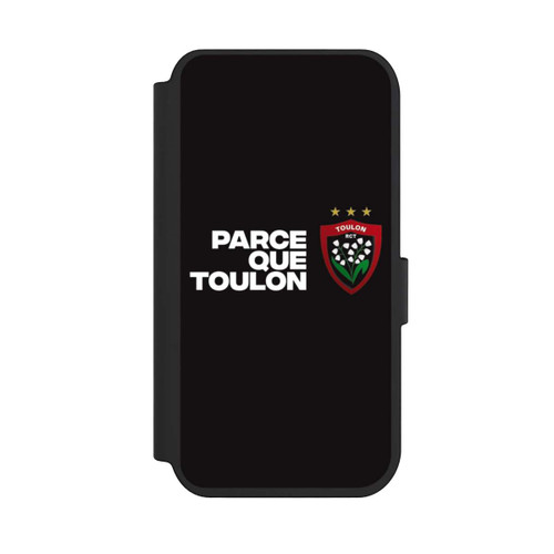 Apple iPhone 14 Pro NIVOflip RC Toulonnais PQT Noir