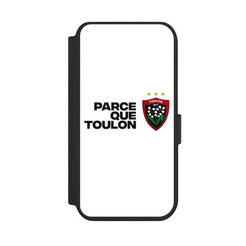 Apple iPhone 14 Pro NIVOflip RC Toulonnais PQT Blanc