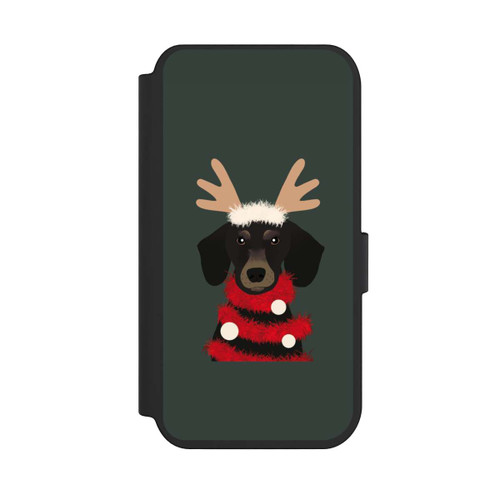 Apple iPhone 14 Pro NIVOflip weihnachtlicher Dackel