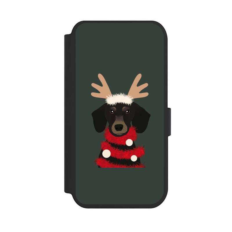 iPhone 14 Pro NIVOflip weihnachtlicher Dackel