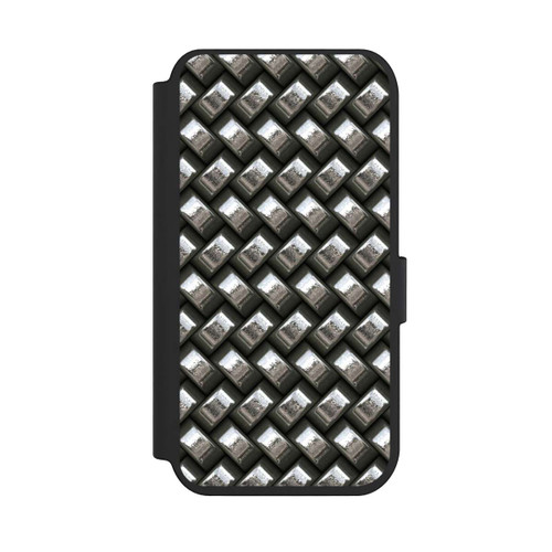 Apple iPhone 14 Pro NIVOflip Glamour Silver Metal
