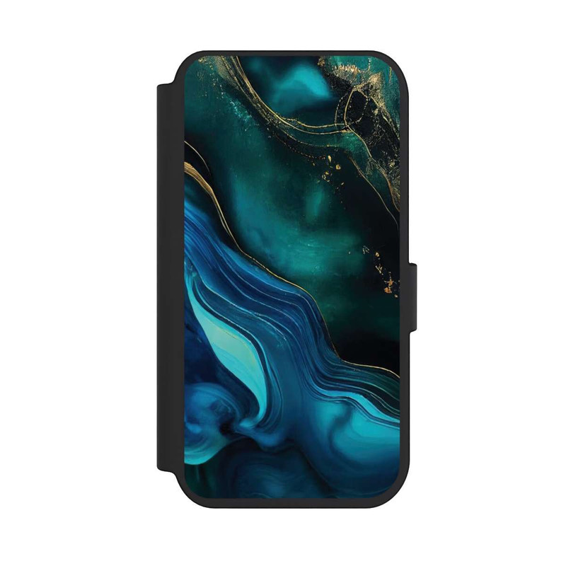 iPhone 14 Pro NIVOflip Blaugoldene Tinte