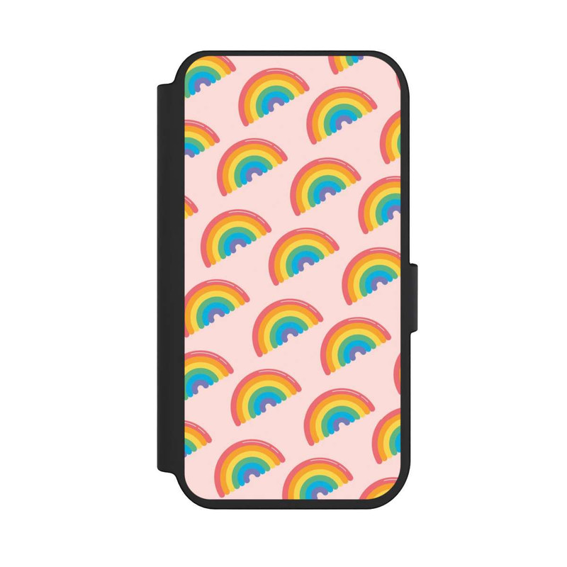 iPhone 14 Pro NIVOflip Kawaii-Regenbögen