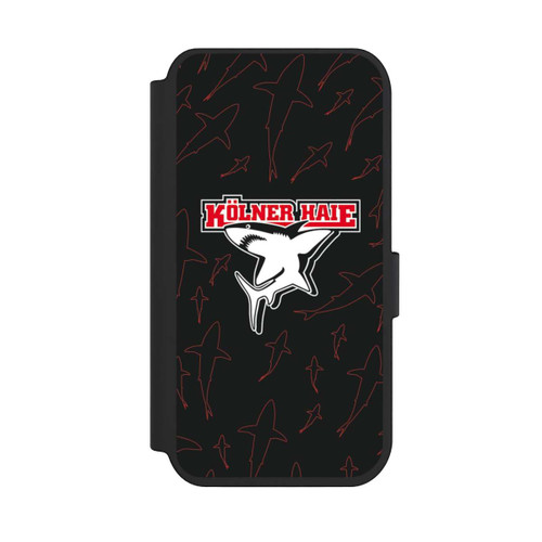 Apple iPhone 14 Pro NIVOflip Haie Muster Rot