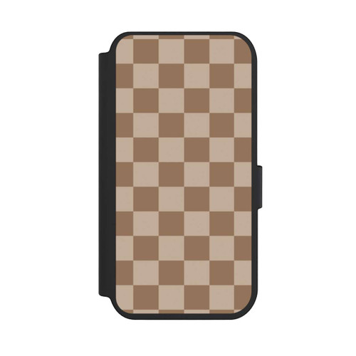 Apple iPhone 14 Pro NIVOflip Braun Karo