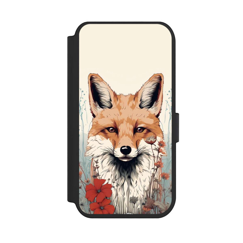 iPhone 14 Pro NIVOflip  Fox with Flowers