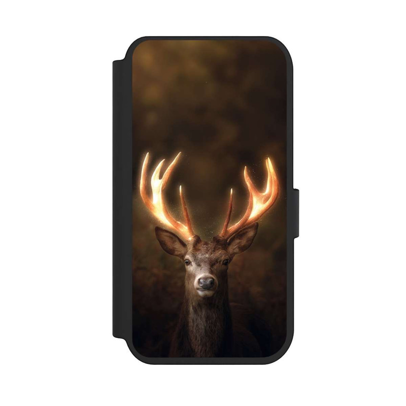 iPhone 14 Pro NIVOflip Hirsch Goldenes Geweih