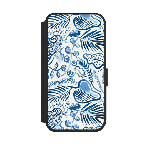 Apple iPhone 14 Pro NIVOflip Tropical Forest Leaves Blue