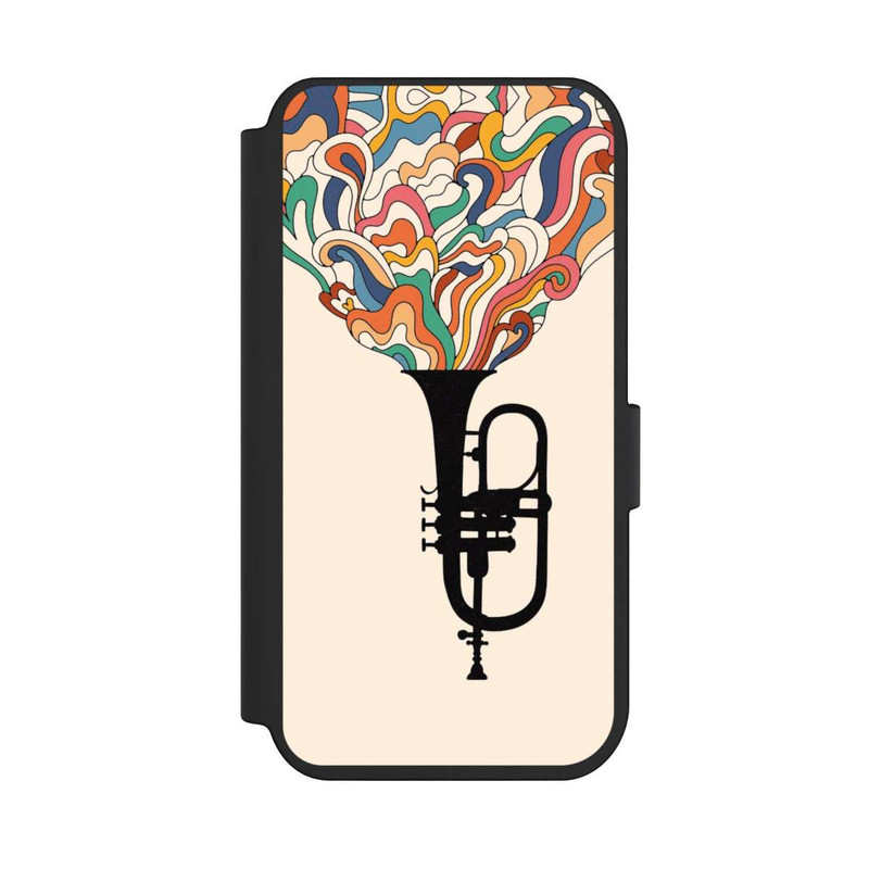iPhone 14 Pro NIVOflip Flügelhorn Jazz bunt