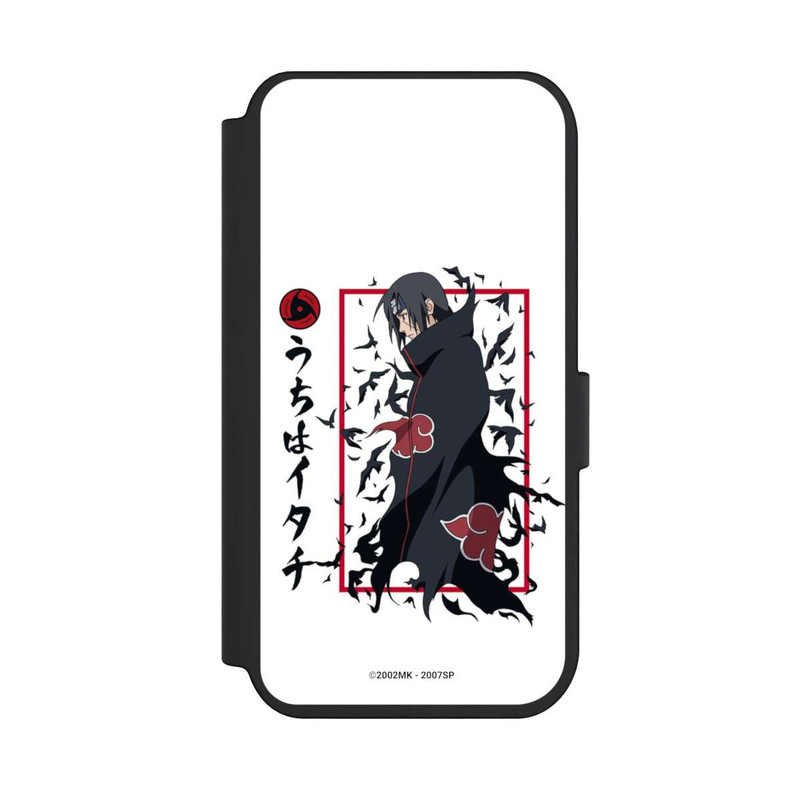 iPhone 14 Pro NIVOflip Itachi Krähen Weiß