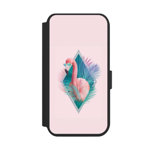 Apple iPhone 14 Pro NIVOflip Tropical Leaves Flamingo
