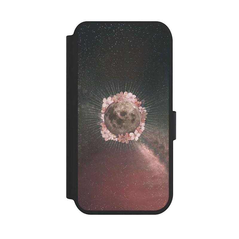 iPhone 14 Pro NIVOflip Blumen und Mondlicht
