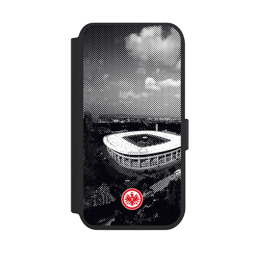 Apple iPhone 14 Pro NIVOflip SGE Stadion Schwarz Weiß