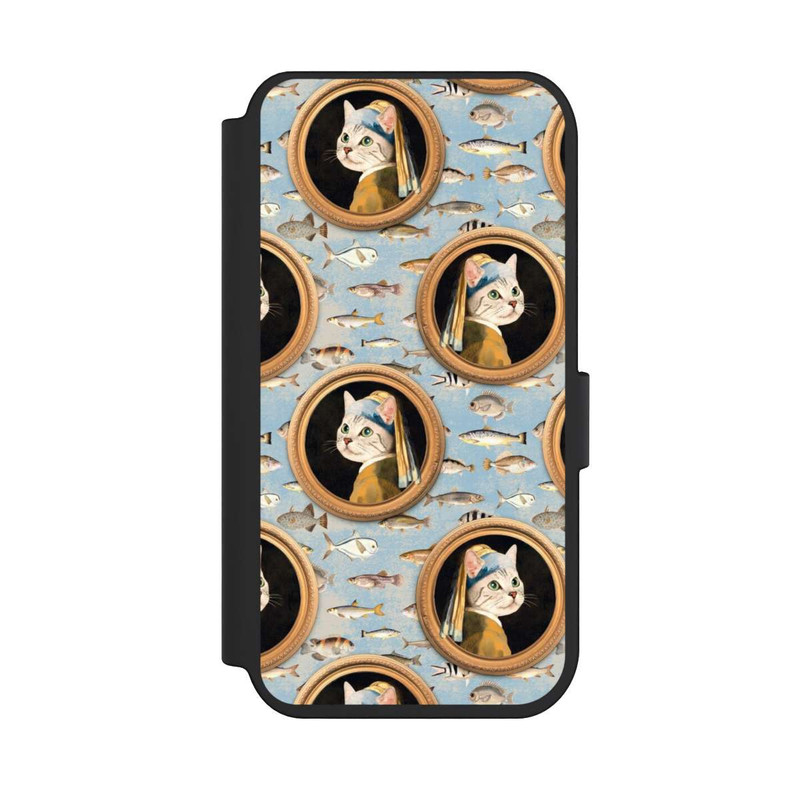 iPhone 14 Pro NIVOflip Katzen Muster