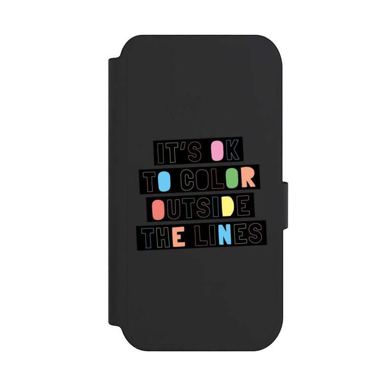 iPhone 14 Pro NIVOflip Color Outside The Line Transparent