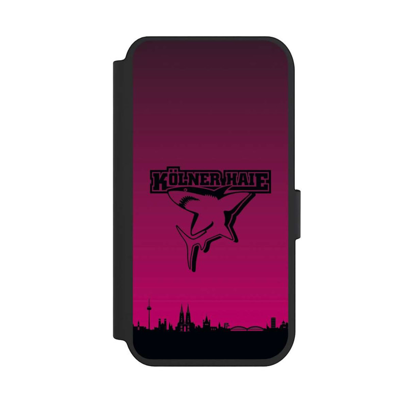 iPhone 14 Pro NIVOflip Kölner Haie Skyline Pink