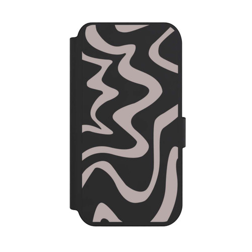 Apple iPhone 14 Pro NIVOflip Linien Wellig Transparent