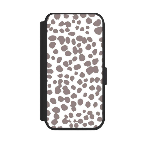 Apple iPhone 14 Pro NIVOflip Gepard Muster Braun Weiß