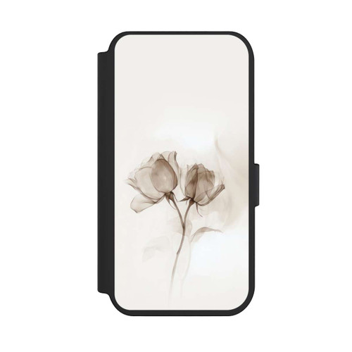 Apple iPhone 14 Pro NIVOflip Braune Rose Blume Nebel