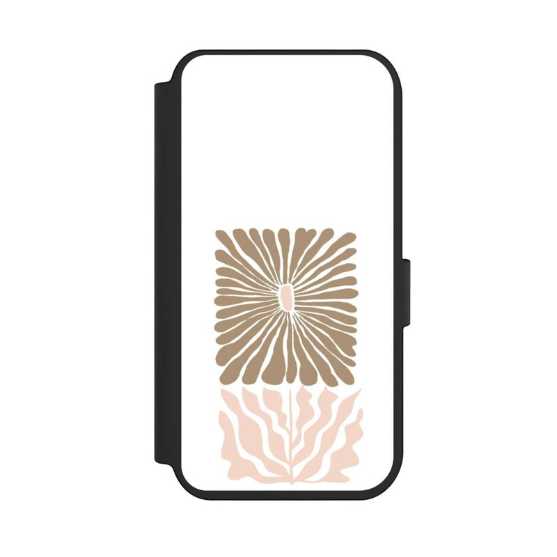 iPhone 14 Pro NIVOflip Boho Flower Caramel on White