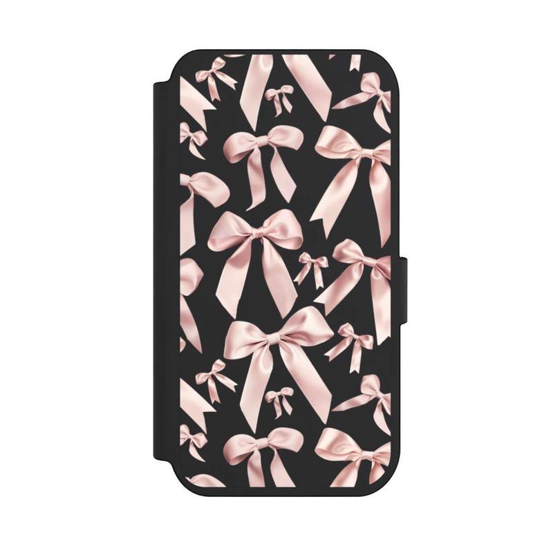 iPhone 14 Pro NIVOflip Rosa Satinschleifen