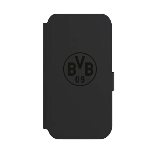 Apple iPhone 14 Pro NIVOflip BVB Logo Schwarz Transparent