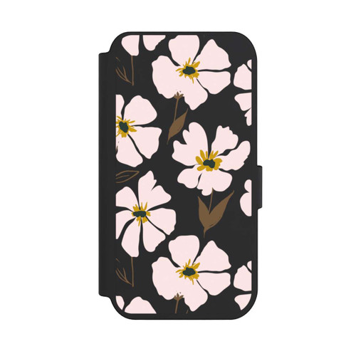 Apple iPhone 14 Pro NIVOflip Simple Pastell Flowers Rose Transparent