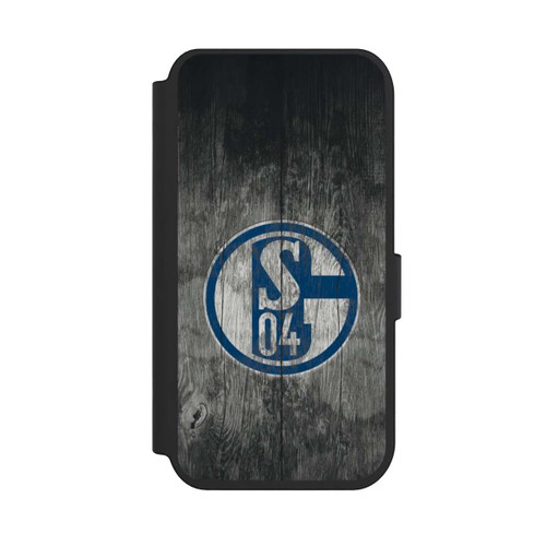 Apple iPhone 14 Pro NIVOflip Schalke 04 Holz Look