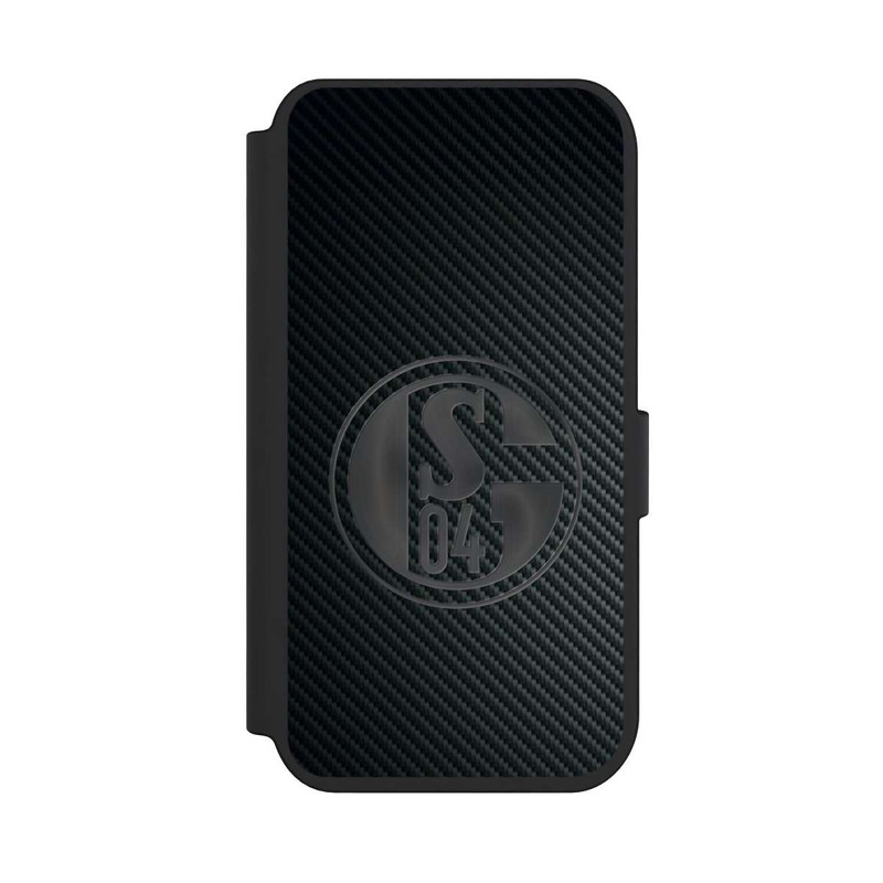 iPhone 14 Pro NIVOflip Schalke 04 Carbon Look